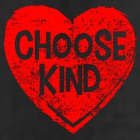 Choose Kind Distressed Heart Anti-Bullying Adult Drive Performance Visor