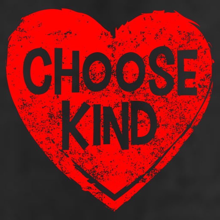 Choose Kind Distressed Heart Anti-Bullying Adult Drive Performance Visor