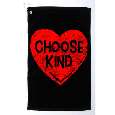 Choose Kind Distressed Heart Anti-Bullying Golf Towel