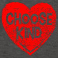 Choose Kind Distressed Heart Anti-Bullying Vector Backpack