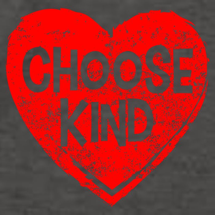 Choose Kind Distressed Heart Anti-Bullying Vector Backpack