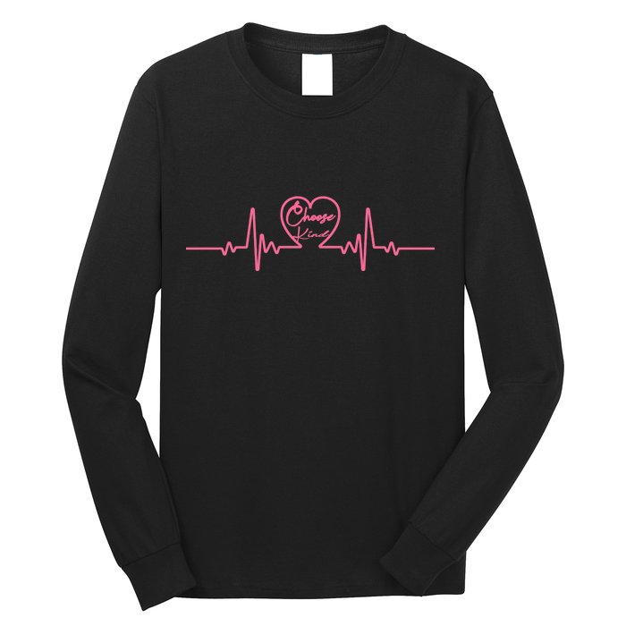 Choose Kind kidness Anti Bullying Heart Long Sleeve Shirt