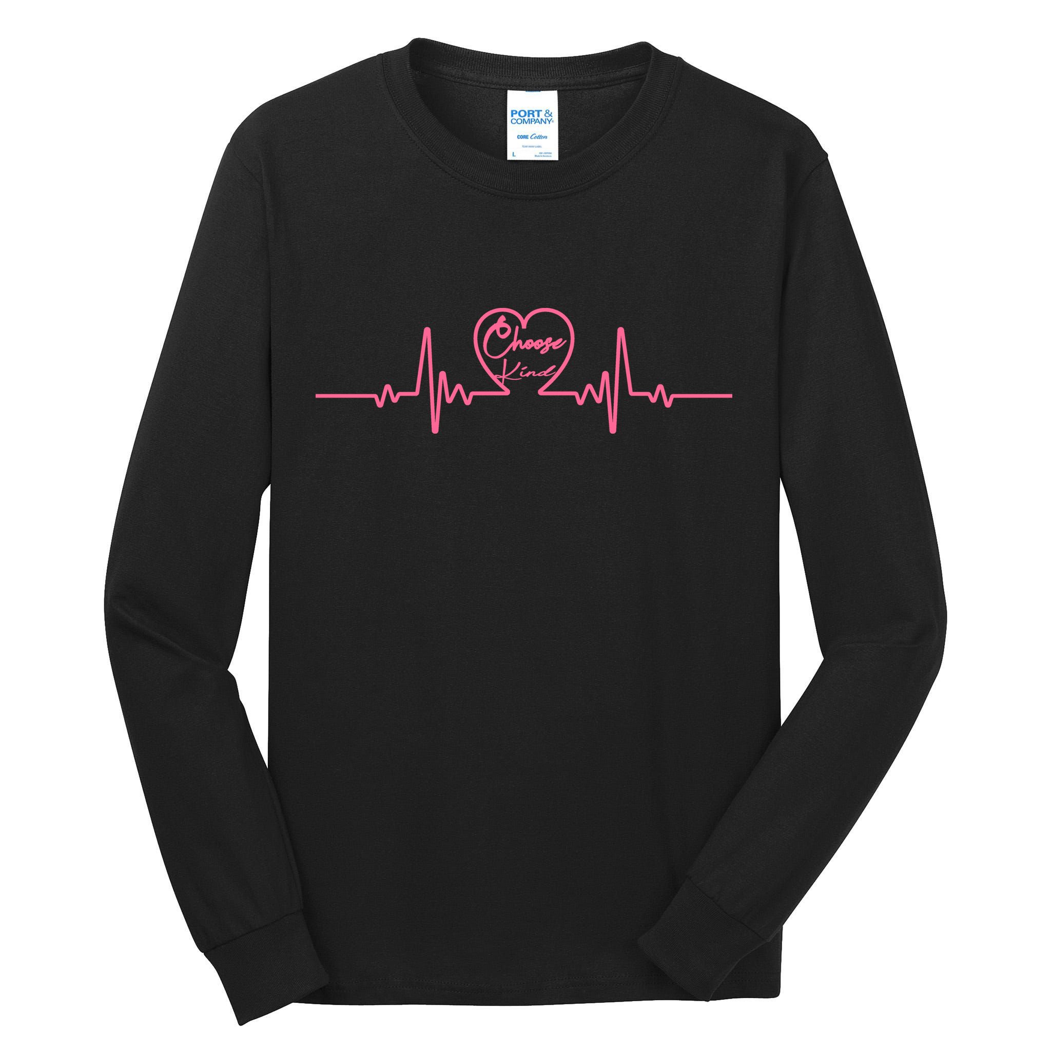 Choose Kind kidness Anti Bullying Heart Tall Long Sleeve T-Shirt