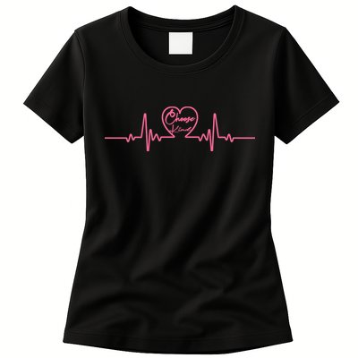Choose Kind kidness Anti Bullying Heart Womens T-Shirt