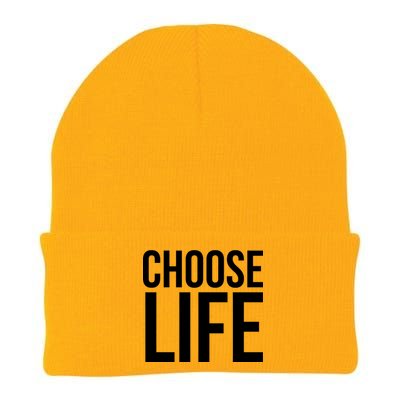 Choose Life Knit Cap Winter Beanie