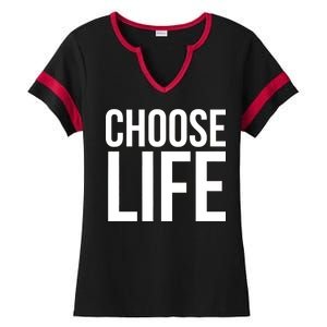 Choose Life Ladies Halftime Notch Neck Tee