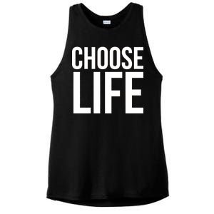 Choose Life Ladies PosiCharge Tri-Blend Wicking Tank