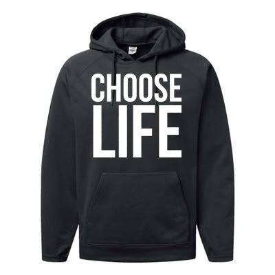 Choose Life Performance Fleece Hoodie