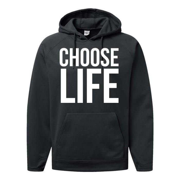 Choose Life Performance Fleece Hoodie