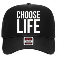 Choose Life High Crown Mesh Back Trucker Hat