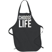 Choose Life Full-Length Apron With Pockets