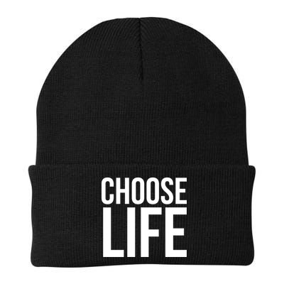 Choose Life Knit Cap Winter Beanie