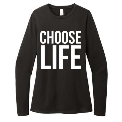 Choose Life Womens CVC Long Sleeve Shirt