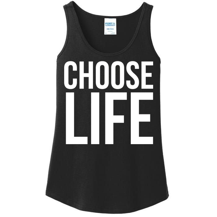 Choose Life Ladies Essential Tank