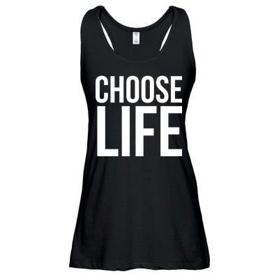 Choose Life Ladies Essential Flowy Tank