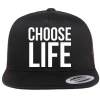 Choose Life Flat Bill Trucker Hat