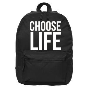 Choose Life 16 in Basic Backpack