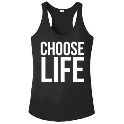 Choose Life Ladies PosiCharge Competitor Racerback Tank