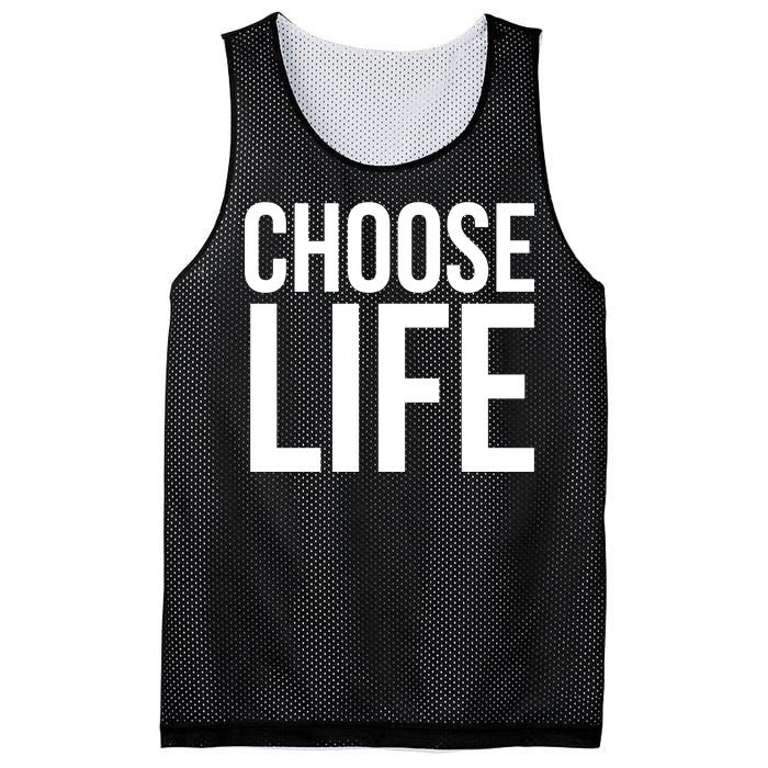 Choose Life Mesh Reversible Basketball Jersey Tank