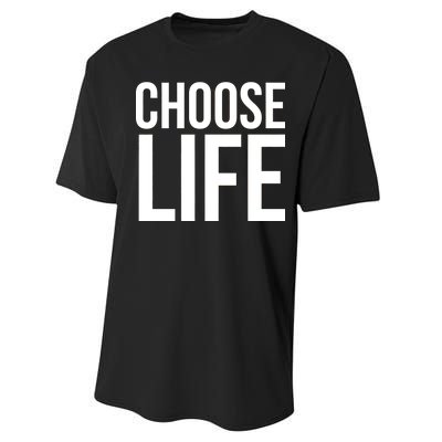 Choose Life Performance Sprint T-Shirt