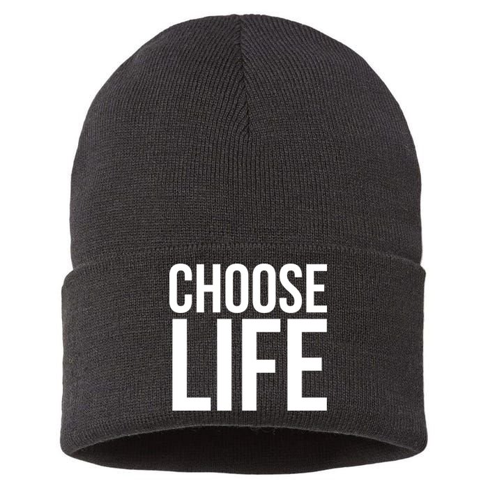 Choose Life Sustainable Knit Beanie