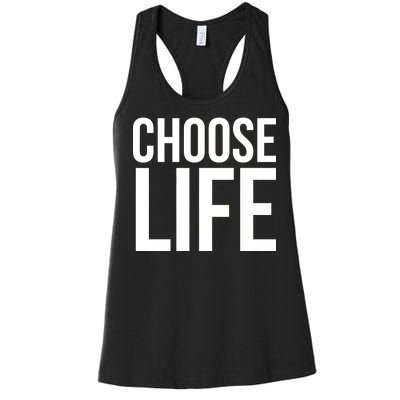 Choose Life Women's Racerback Tank