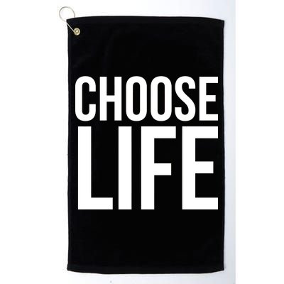 Choose Life Platinum Collection Golf Towel