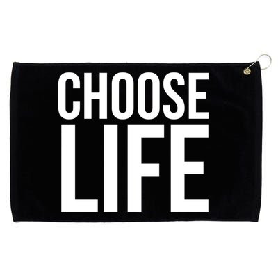 Choose Life Grommeted Golf Towel