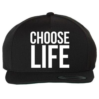 Choose Life Wool Snapback Cap