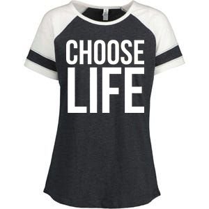 Choose Life Enza Ladies Jersey Colorblock Tee