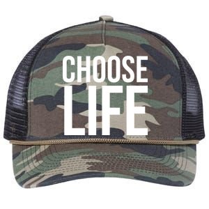 Choose Life Retro Rope Trucker Hat Cap