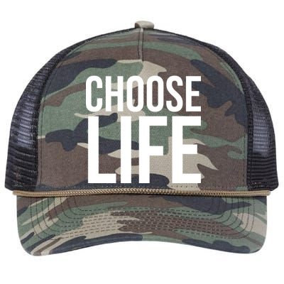 Choose Life Retro Rope Trucker Hat Cap