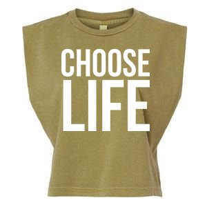 Choose Life Garment-Dyed Women's Muscle Tee