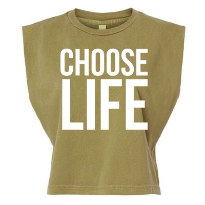 Choose Life Garment-Dyed Women's Muscle Tee