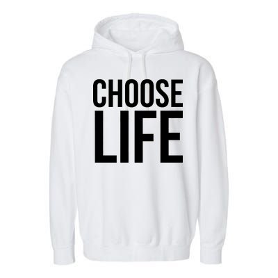 Choose Life Garment-Dyed Fleece Hoodie