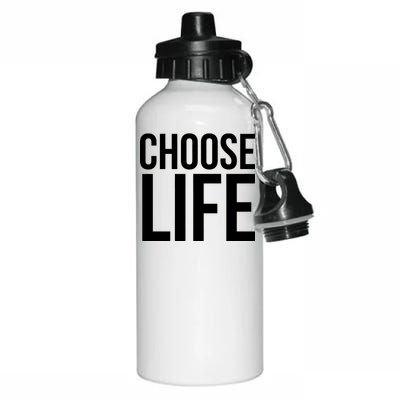 Choose Life Aluminum Water Bottle