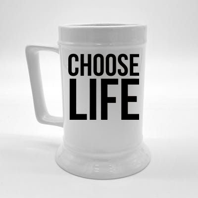 Choose Life Beer Stein