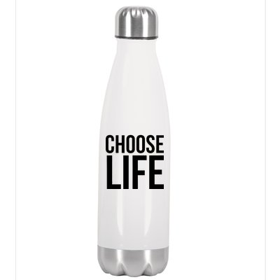 Choose Life Stainless Steel Insulated Water Bottle