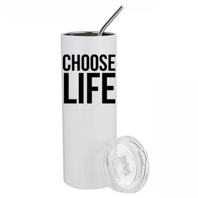 Choose Life Stainless Steel Tumbler