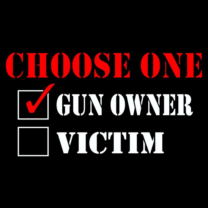 Choose One Gun Owner Victim Cooling Performance Crew T-Shirt