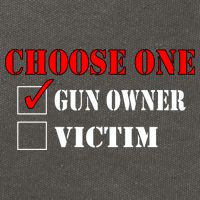 Choose One Gun Owner Victim Cotton Canvas Backpack