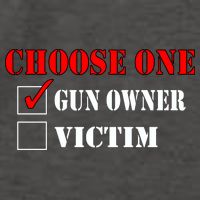 Choose One Gun Owner Victim Vector Backpack
