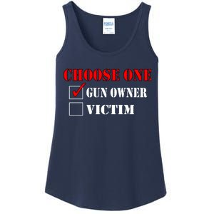 Choose One Gun Owner Victim Ladies Essential Tank