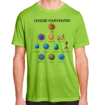 Choose Your Fighter Virus Flu Pandemic Adult ChromaSoft Performance T-Shirt