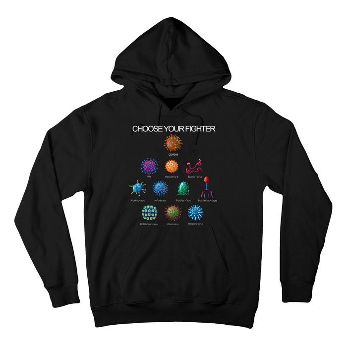 Choose Your Fighter Virus Flu Pandemic Hoodie