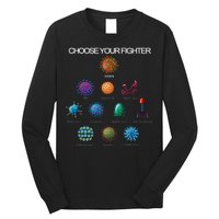 Choose Your Fighter Virus Flu Pandemic Long Sleeve Shirt