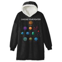 Choose Your Fighter Virus Flu Pandemic Hooded Wearable Blanket