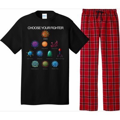 Choose Your Fighter Virus Flu Pandemic Pajama Set