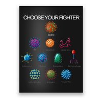 Choose Your Fighter Virus Flu Pandemic Poster