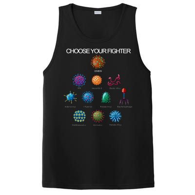 Choose Your Fighter Virus Flu Pandemic PosiCharge Competitor Tank